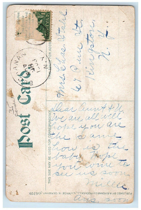 1908 Peekskill Military Academy Building Peekskill New York NY Antique Postcard