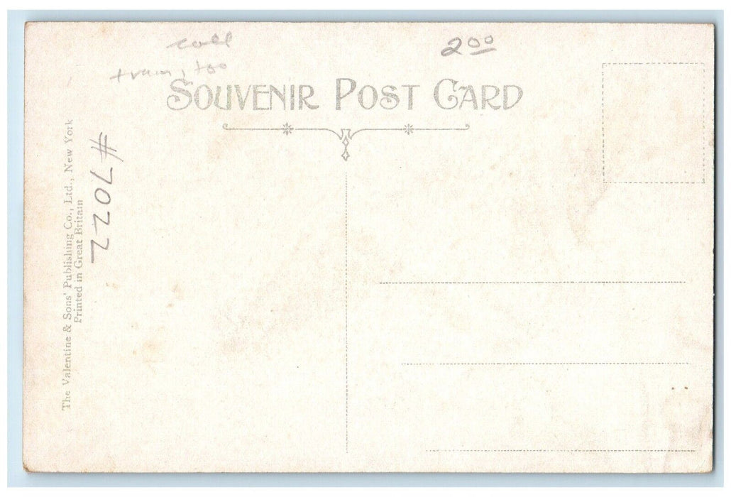 c1910's The Convent Hudson River Railroad Train Peekskill New York NY Postcard