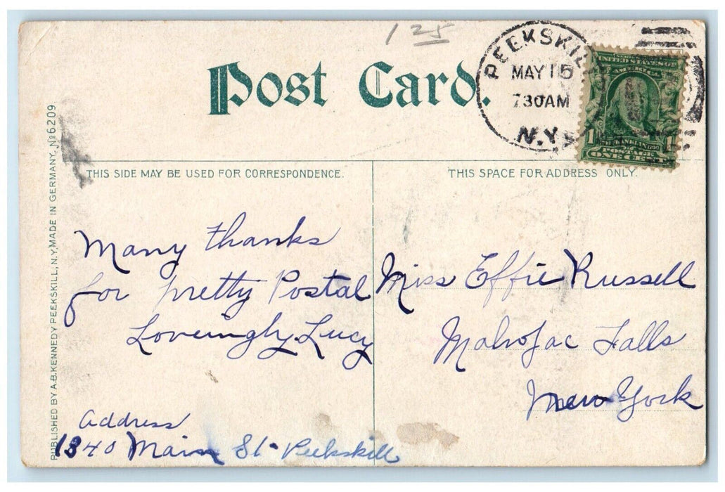 c1910's Peekskill Military Academy Peekskill New York NY Antique Postcard