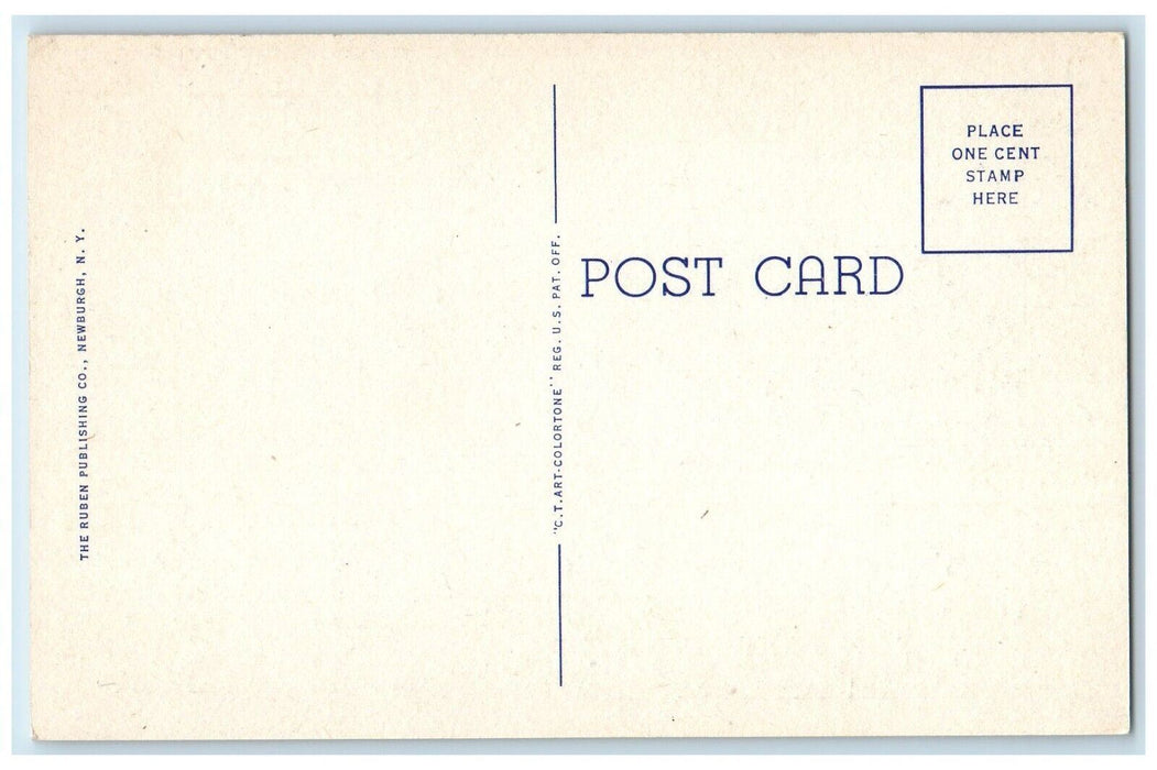 c1940's Visitors Reviewing Dress Parade US Military Academy New York NY Postcard