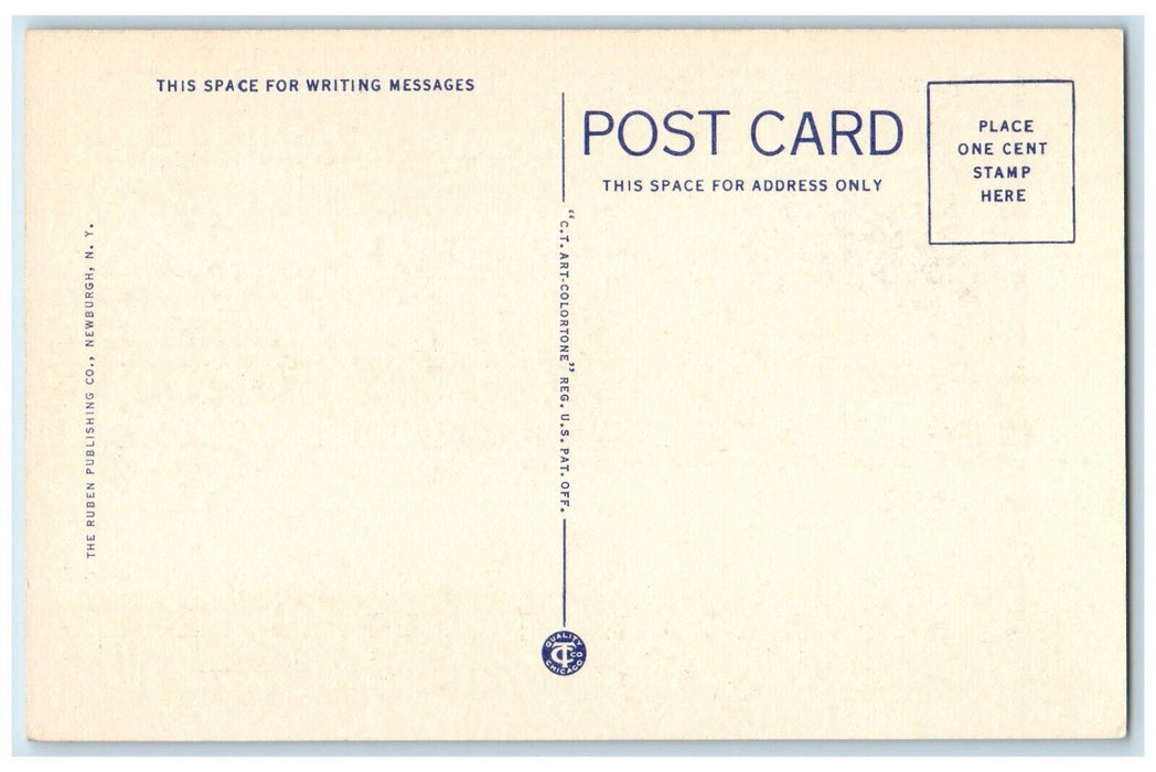 c1940's Dress Parade US Military Academy West Point New York NY Postcard