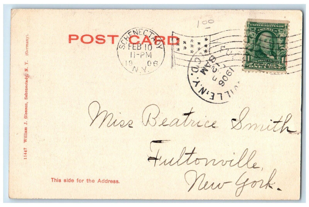 1906 General View Of College Bldgs. Union College Schenectady NY Posted Postcard