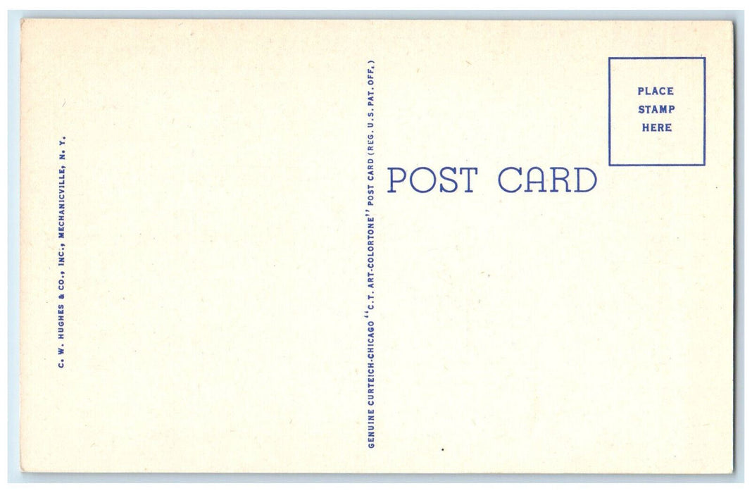 c1940's Brown Swan Pub-Gift Shop US Government Schroon Lake New York NY Postcard