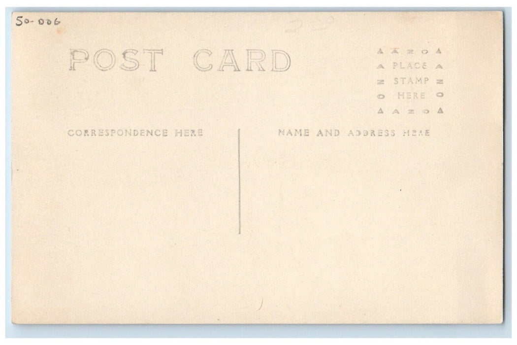 c1910's Girl Riding Horse Buggy Wagon Dog Dirt Road RPPC Photo Antique Postcard