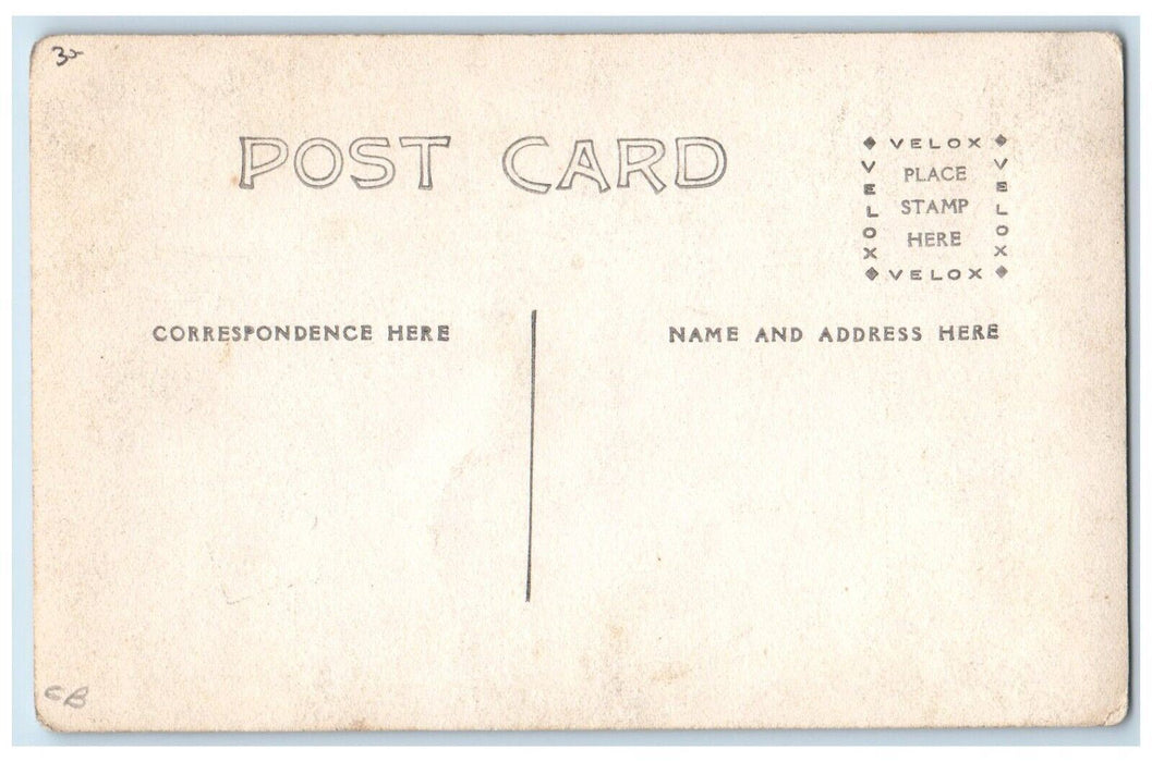 c1910's Boys Riding Horse And Buggy Dirt Road RPPC Photo Antique Postcard