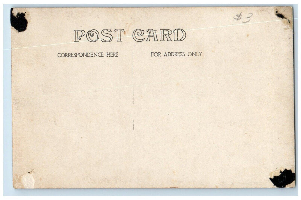 c1910's Horse And Carriage With Coachman Dirt Road RPPC Unposted Photo Postcard