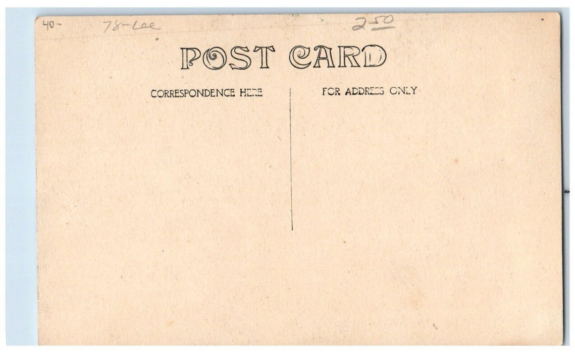 c1910's Lauderdale House Boat Lake Lauderdale New York NY RPPC Photo Postcard