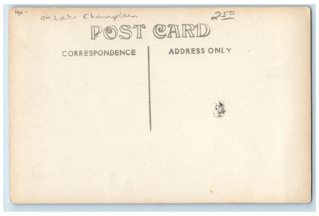 c1910's Methodist Church Keeseville NY, On Lake Champlain RPPC Photo Postcard