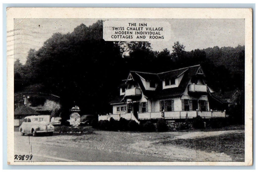 1946 The Inn Swiss Chalet Village Sperryville Virginia VA Vintage Postcard