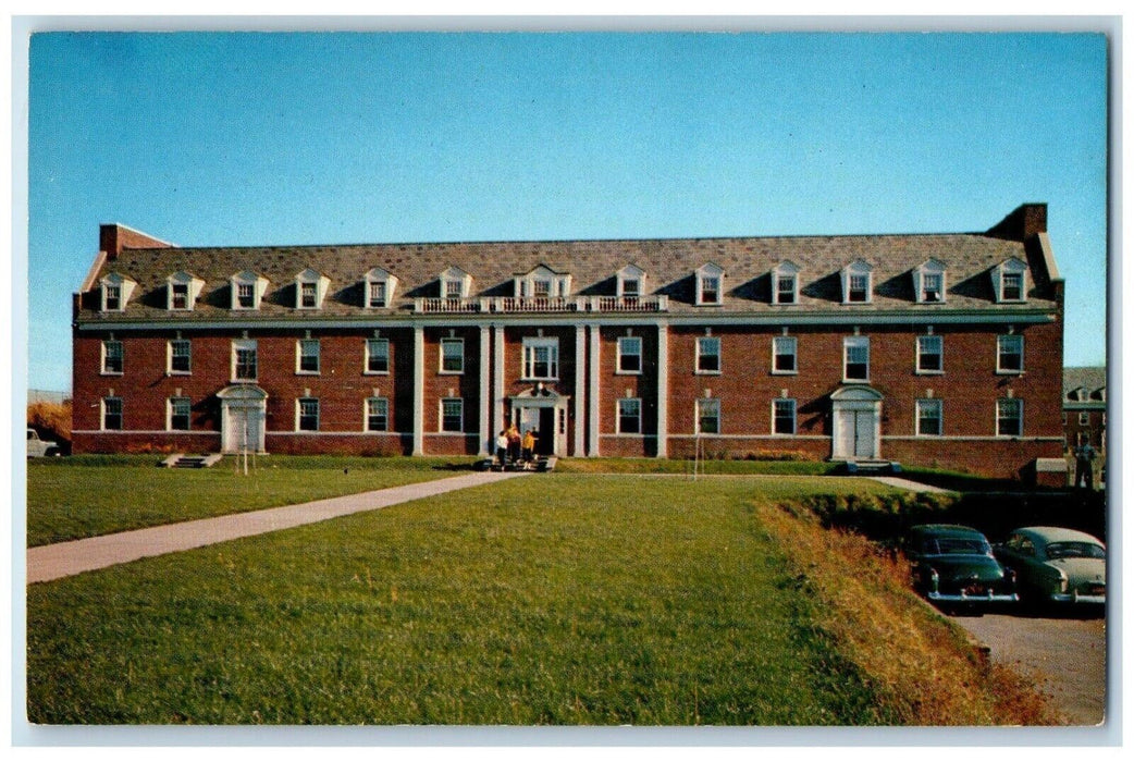 c1960 Brubacher Hall Dormitory Women New York State College Albany NY Postcard