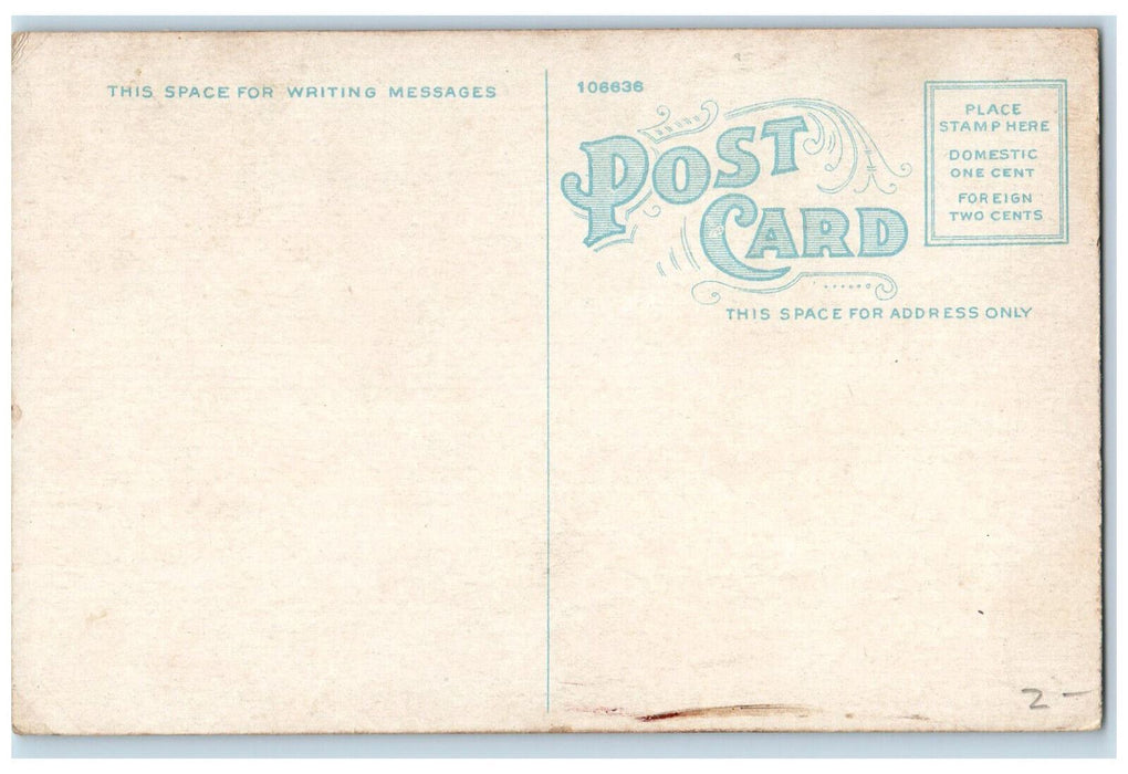 c1920's Home Getting Water from Well Greetings from Otisville NY Postcard