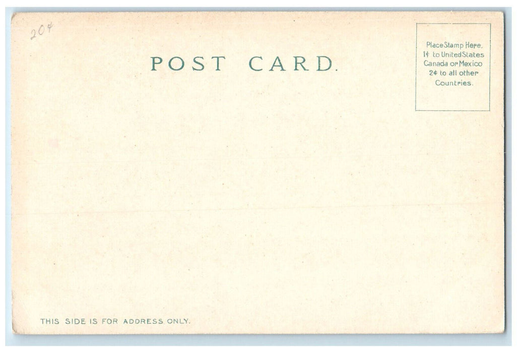 c1905 University of California Charles Weidner Antique Unposted Postcard
