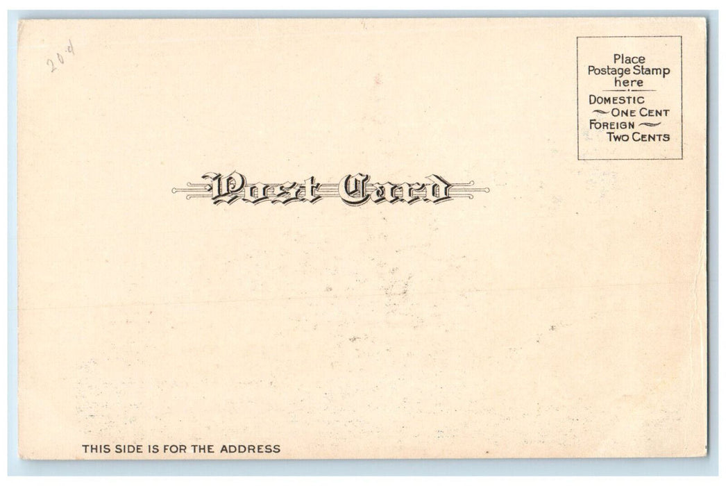 c1905 Memorial Chapel Stanford University Palo Alto California CA Postcard