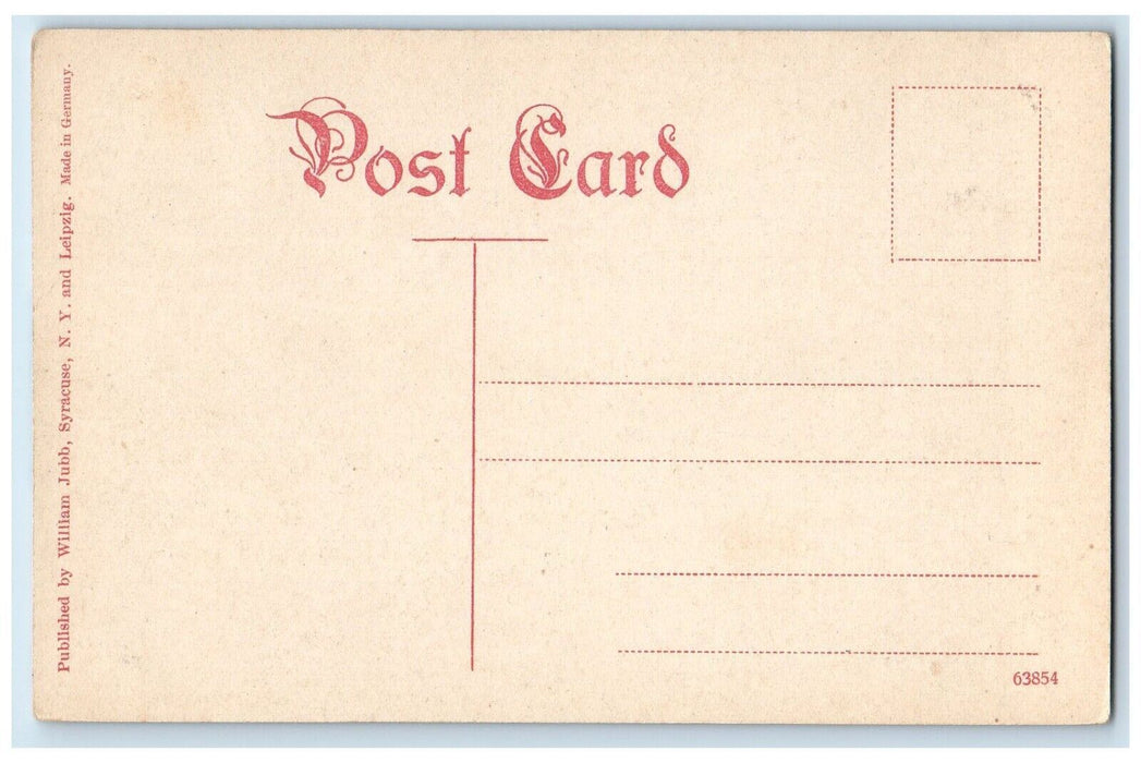 c1910's Looking East From Bridge Street East Railroad Syracuse NY Postcard