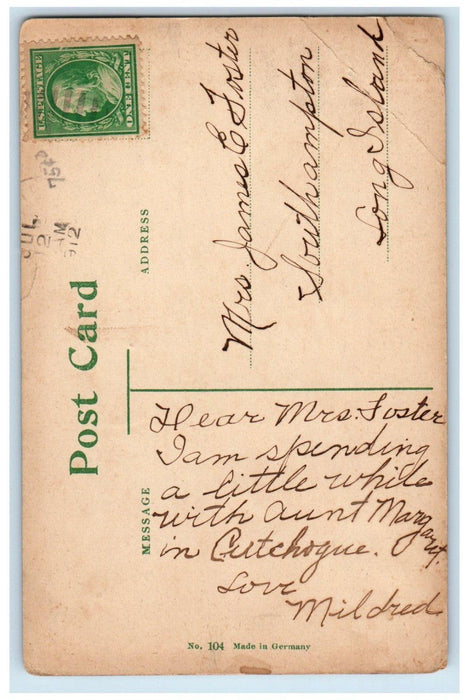 c1910's Presbyterian Church Cutchogue Long Island New York NY Antique Postcard