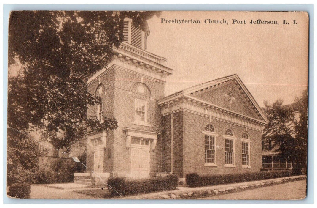 c1910's Presbyterian Church Port Jefferson Long Island New York NY Postcard