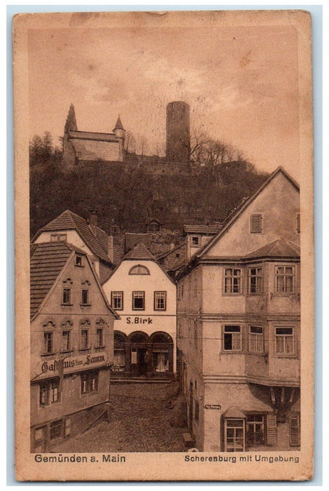 c1910's View Of S. Birk Building Houses View Germany Posted Antique Postcard