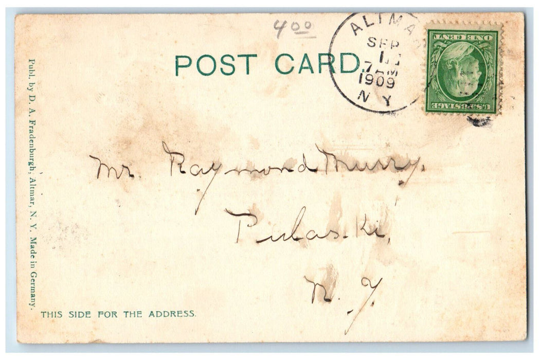 1909 East Railroad Street Altmar New York NY Posted Antique Postcard