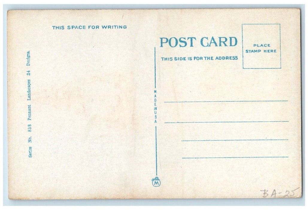 Greetings From Tashamoo Park Algonac Michigan MI, Car Unposted Vintage Postcard