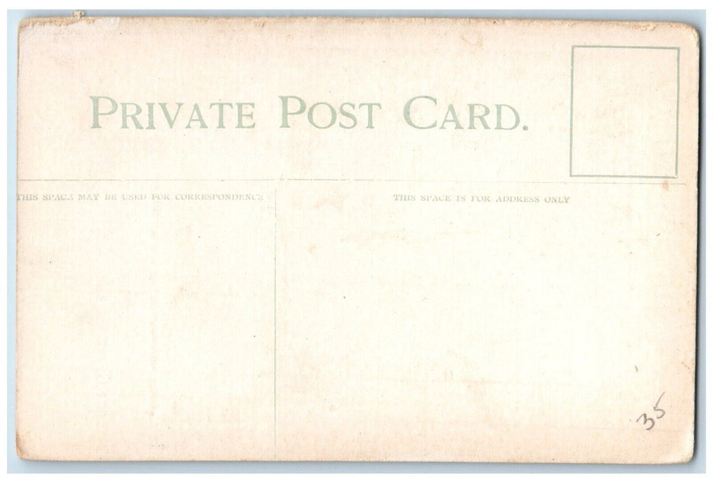 c1910's Ranching In Canada Branding And Roping Unposted Antique Postcard