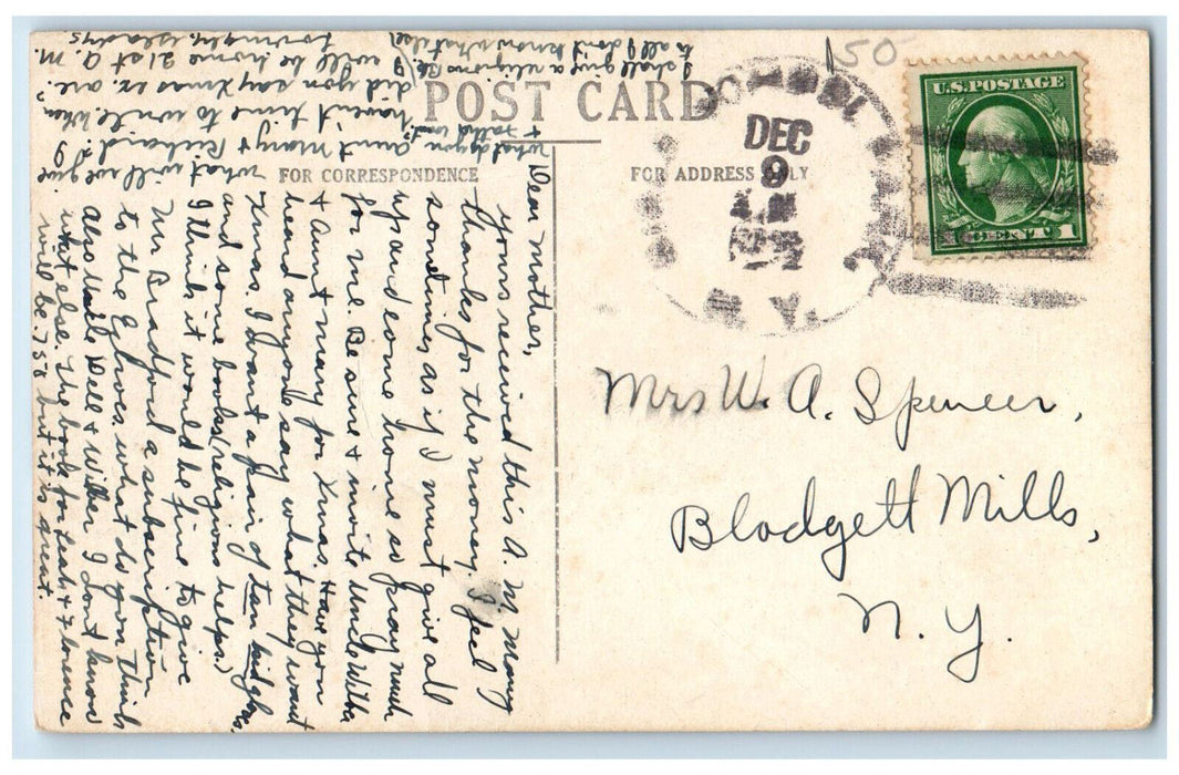 c1940's Bible School Park New York NY Multiview Antique Posted Postcard