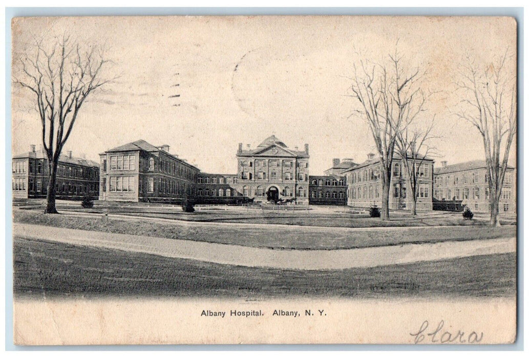 1906 Albany Hospital Building Albany New York NY Posted Antique Postcard