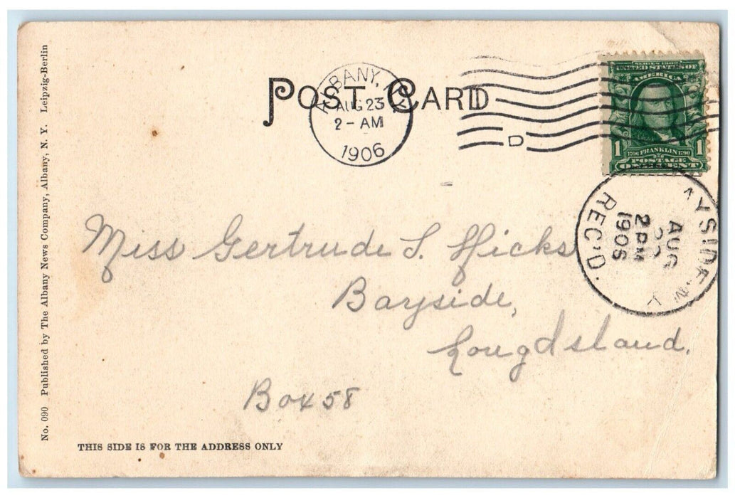 1906 Albany Hospital Building Albany New York NY Posted Antique Postcard