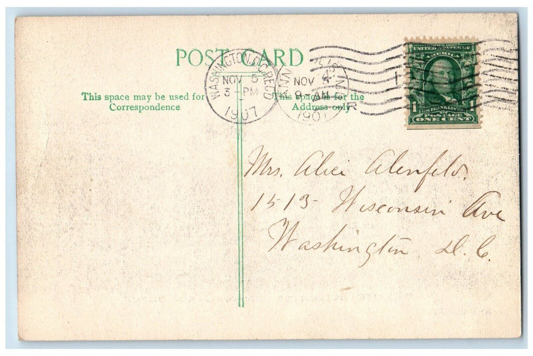 1907 Academic Buildings Naval Academy Annapolis Maryland MD Antique Postcard