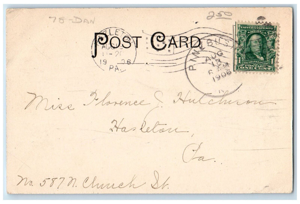 1906 A Bit of Country Road Pine Bush New York NY Antique Posted Postcard