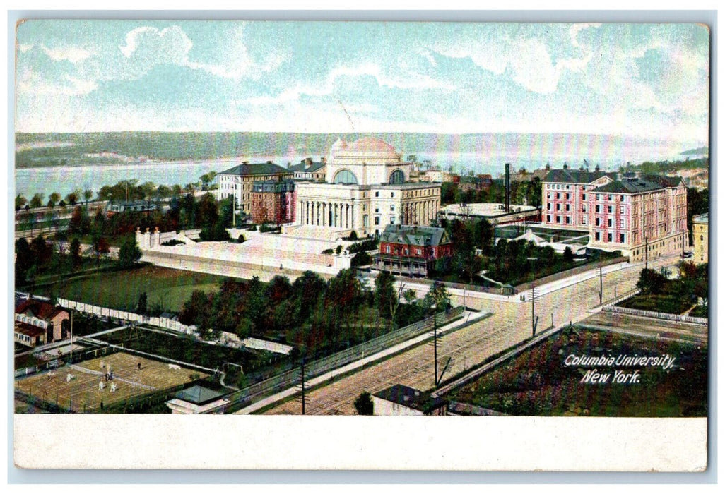 c1905 Aerial View Columbia University New York NY Unposted Antique Postcard