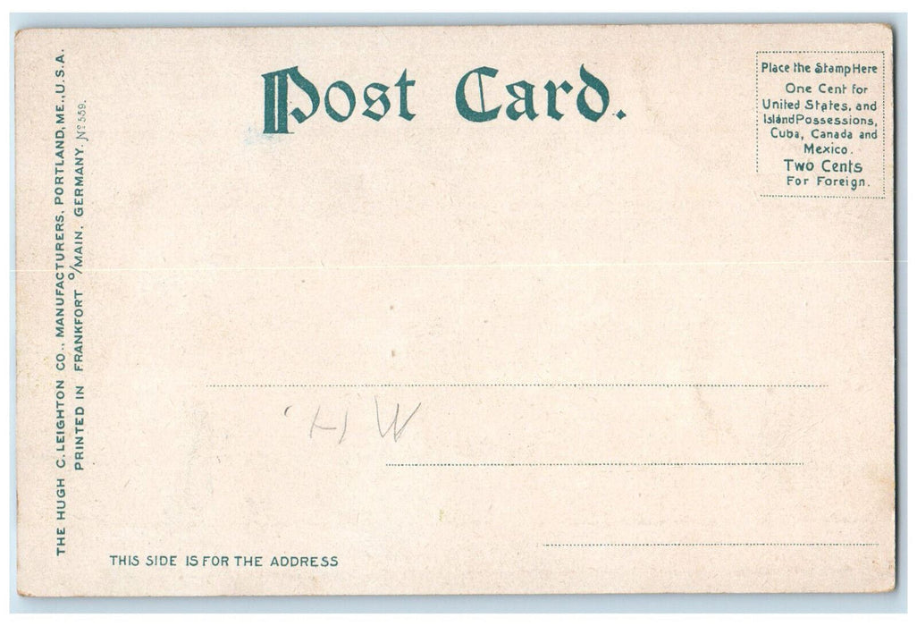 c1905 Aerial View Columbia University New York NY Unposted Antique Postcard