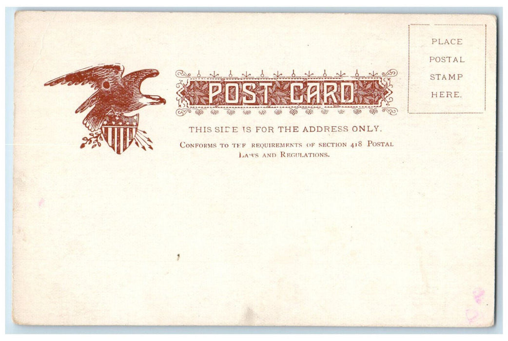 c1905 Boat Sailing Boat House Central Park New York NY J Koehler Postcard