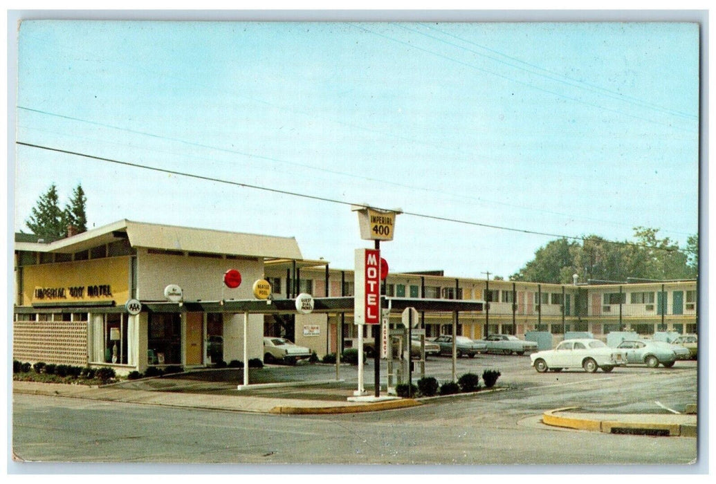 c1950's Imperial 400 Motel Roadside Cars State College Pennsylvania PA Postcard