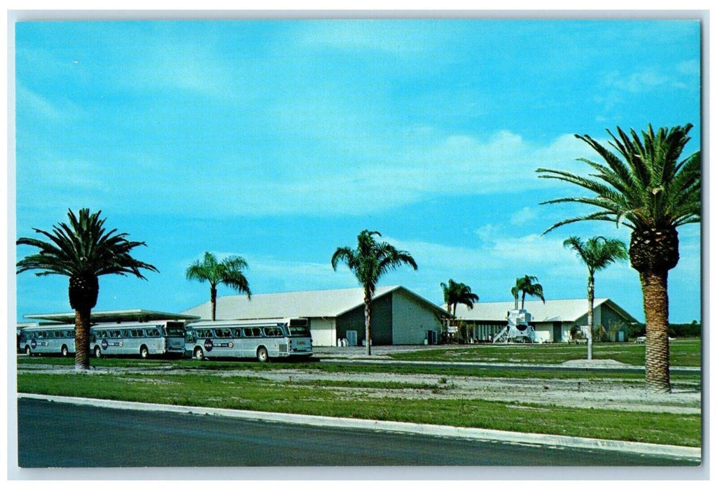 Visitor Information Center Kennedy Bus Space Center Florida FL, N.A.S.A Postcard