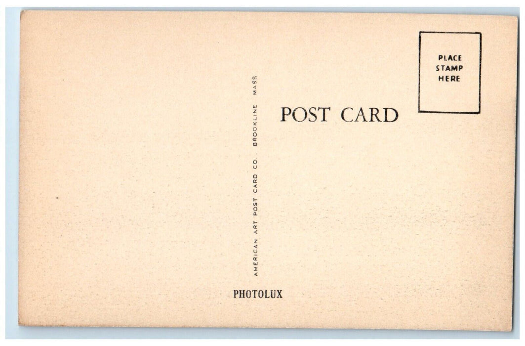 Way Up Along Road Car Provincetown Massachusetts MA Unposted Vintage Postcard