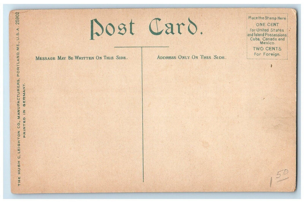 c1910's Richfield Springs NY, The Presbyterian Church Posted Antique Postcard