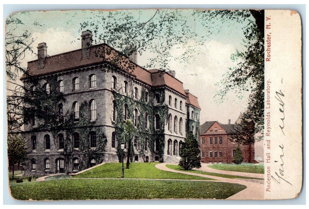 1908 Anderson Hall And Reynolds Laboratory Rochester New York NY Postcard