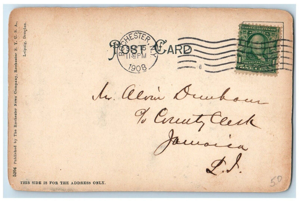 1908 Anderson Hall And Reynolds Laboratory Rochester New York NY Postcard