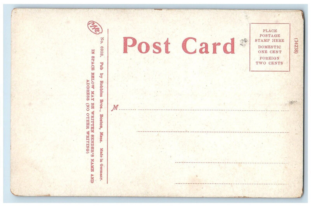 c1910's Winthrop Beach Boulevard And Crest Hotel Massachusetts MA Postcard