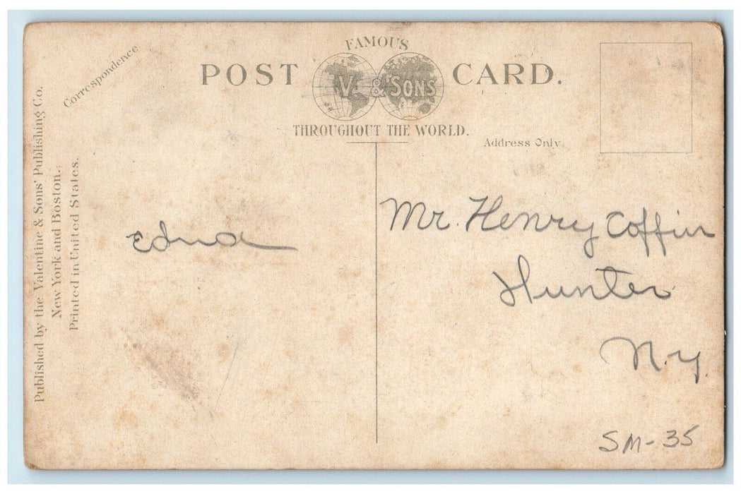 c1910's South Lake Boat House Catskill Mountains New York NY Antique Postcard
