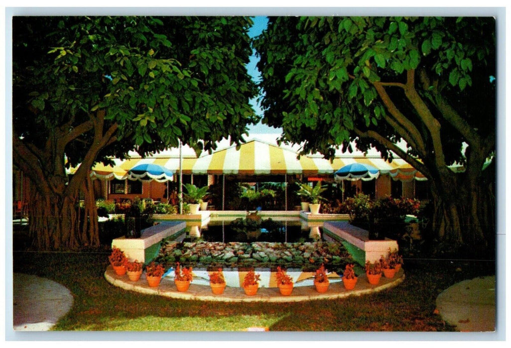 c1950's Terrace Patio Restaurant & Cocktail Lounge Fort Lauderdale FL Postcard