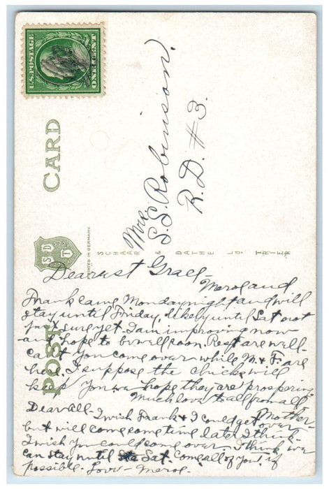 c1910 Horse Carriage Railroad West Street and Jersey Ferries NY Postcard
