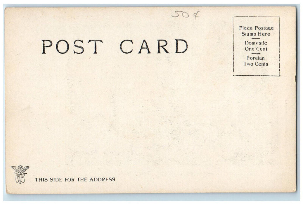 c1905 Saint John's R.C. Church Madrid New York NY Posted Antique Postcard