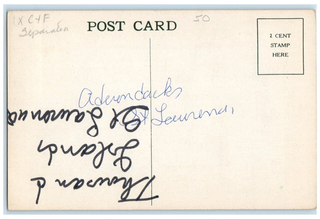 c1910's Antique Show Community Church Dewitt New York NY Antique Posted Postcard