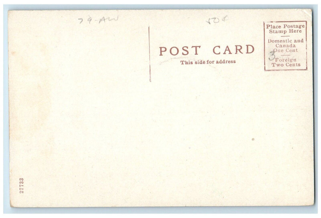 c1910's Christian Science Church Glens Falls New York NY Antique Postcard