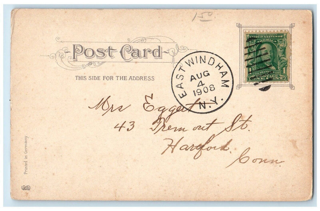 1908 Birds Eye View Of East Windham Catskill Mountains New York NY Postcard