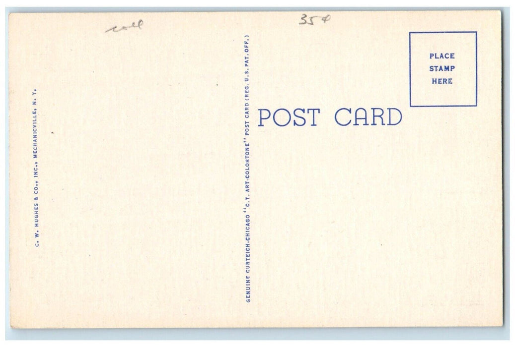 c1930's St. Elizabeth's Catholic Church Elizabethtown New York NY Postcard
