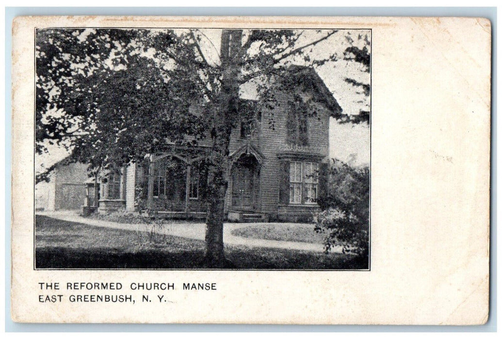 c1905 The Reformed Church Manse East Greenbush New York NY Antique Postcard
