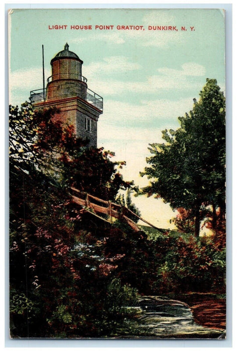 c1910's Light House Point Gratiot Dunkirk New York NY Posted Antique Postcard