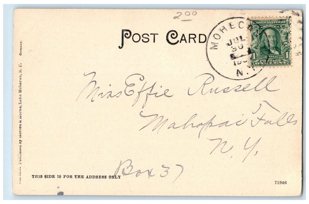c1905 Senior Hall Mohegan Lake School Lake Mohegan New York NY Postcard